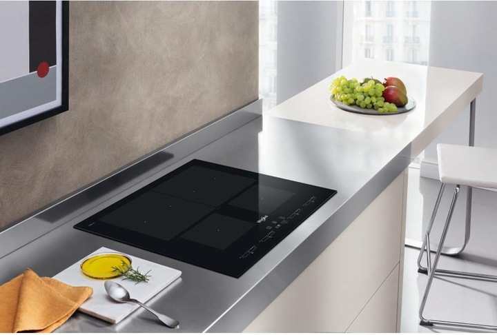 Actual product image Whirlpool SMO 654 OF/BT/IXL Schwarz Integriert 65 cm Zonen-Induktionskochfeld 4 Zone(n)