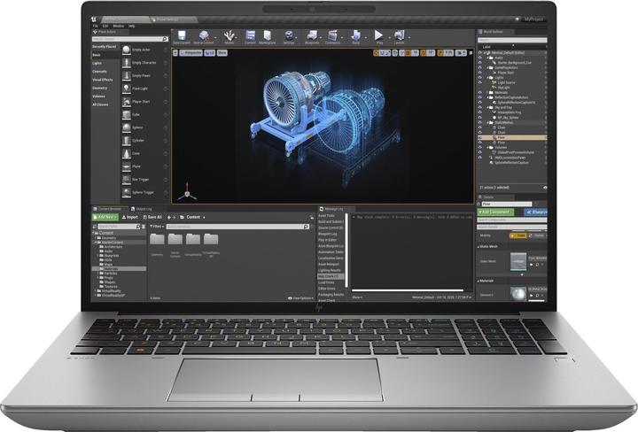 Actual product image HP ZBook Fury 16 G10 (16", 1000 GB, 64 GB, CH, Intel Core i7-13850HX)