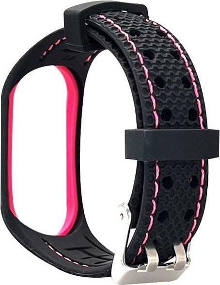 Beline pasek Sport Mi Band 3/4 czarno-różowy black/pink (Kunststoff, Silikon)
