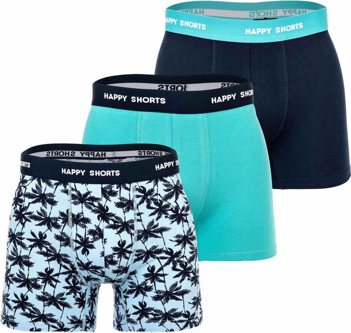 Blau, Dunkelblau, Dunkelgrün, Grau, Palms, Türkis