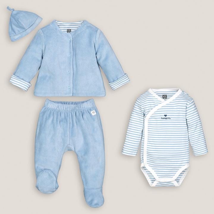 La Redoute Collections 4-teiliges Set für Neugeborene (54)