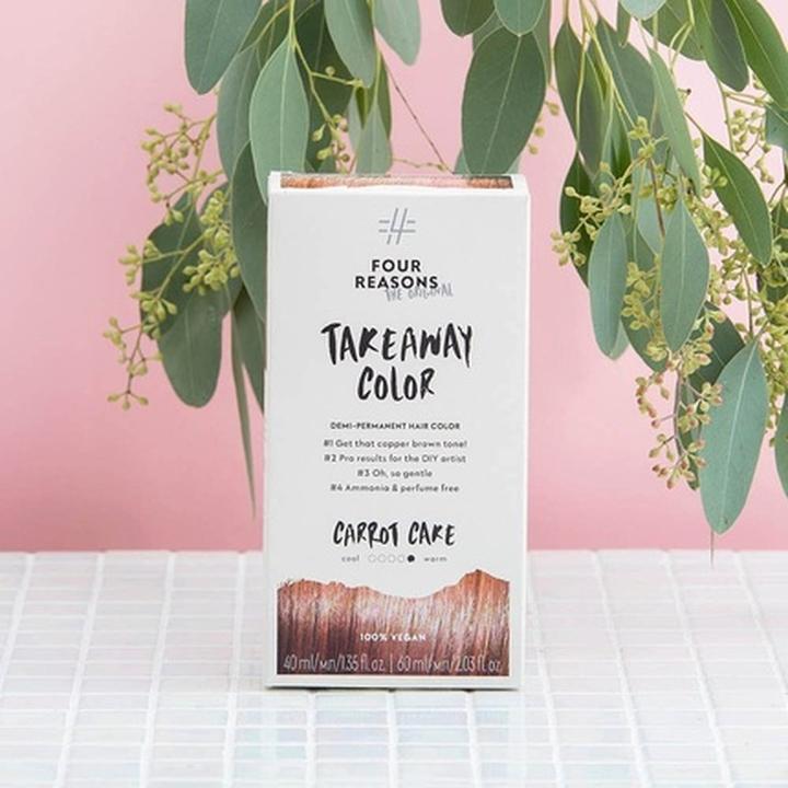 Produktbild Four Reasons Original Takeaway Color Carrot Cake 6.4 Copper Brown Demi-Permanent Haarfarbe Ammoniak- (6.4 Kupferbraun)
