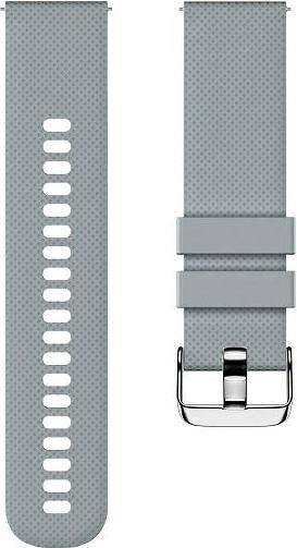 Actual product image Beline pasek Watch 20mm Grid Texture Silicone jasnoszary /light grey box (20 mm, Silicone, Plastic)
