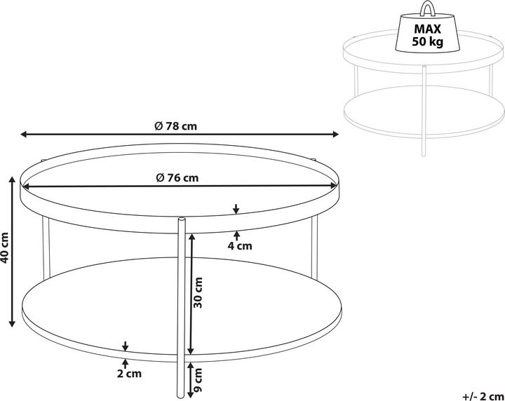 Produktbild Beliani Lander