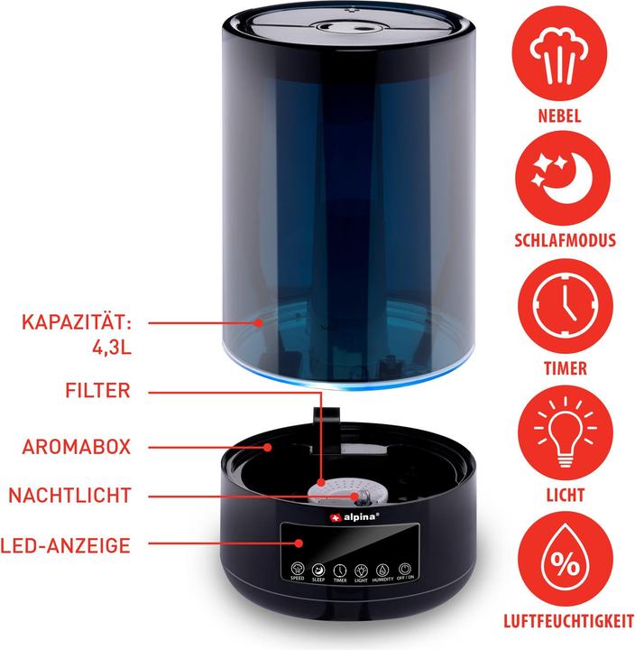 Produktbild alpina Humidifier air 4,3L