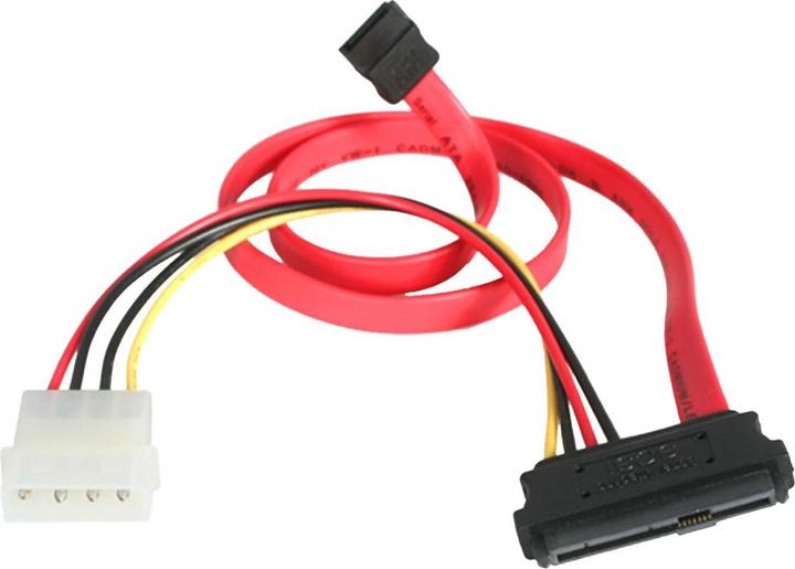 Actual product image StarTech 18IN SAS 29 PIN TO SATA CABLE (46 cm, SAS)