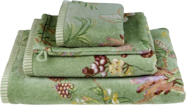 Produktbild PIP Studio Secret Garden Waschhandschuh green 16x22cm (1 Stück)