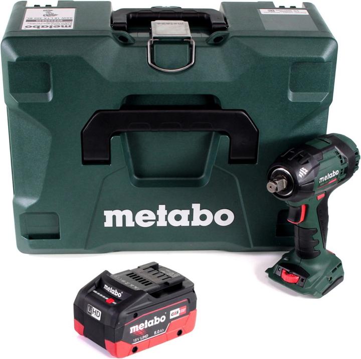 Produktbild Metabo SSW 18 LTX 300 BL Akku Schlagschrauber 18V 480Nm 1/2" Brushless ( 602395840 ) + 1x Akku 8,0Ah