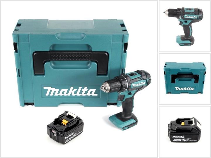 Produktbild Makita DDF 482 T1J Akku Bohrschrauber 18 V 62 Nm + 1x Akku 5,0 Ah + Makpac - ohne Ladegerät