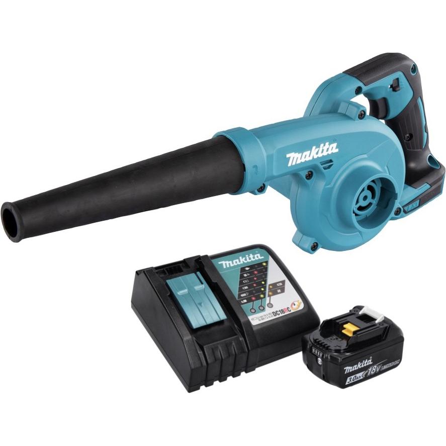 Thumbnail - Makita, Laubsauger + Laubbläser, DUB 185 RF1 Akku Laubbläser Gebläse 18 V + 1x Akku 3,0 Ah + Ladegerät (Akkubetrieb, Lau...