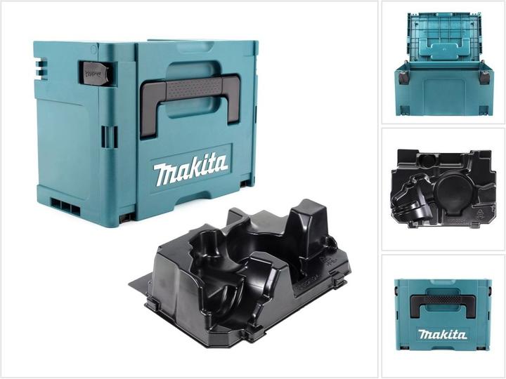 Immagine prodotto Makita Valigetta MAKPAC 3 ( 821551-8 ) + Inserto per smerigliatrice angolare DGA 511 513 517 ( 83925 (1 pezzi)
