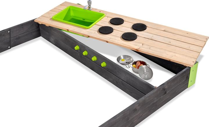 Image du produit Exit Aksent Holzsandkasten 200 x 140 cm