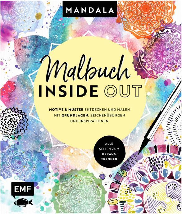 Produktbild Malbuch Inside Out - Watercolor Mandala