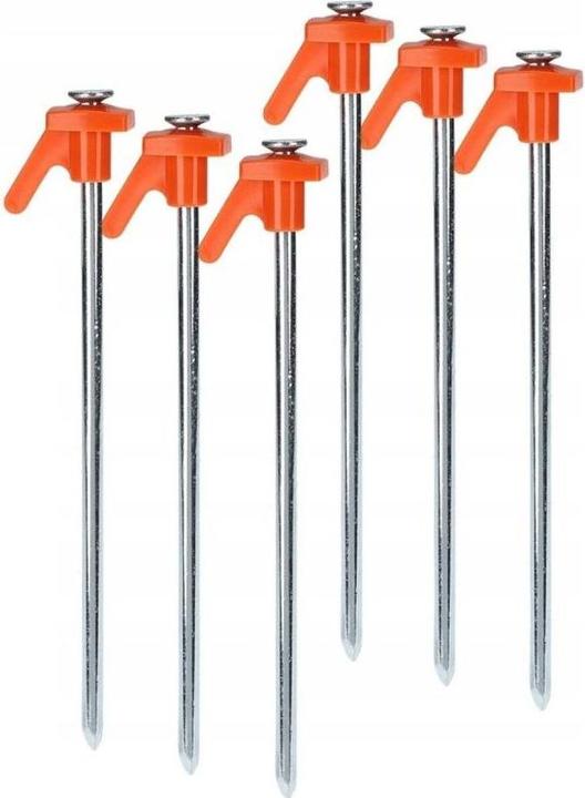Actual product image Redcliffs Iron tent pegs, 6 pieces, 21 cm