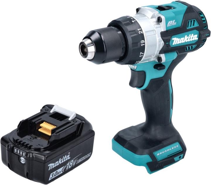 Actual product image Makita DHP 486 F1 Battery impact drill 18 V 130 Nm Brushless + 1x battery 3.0 Ah - without charger (Rechargeable battery operated)