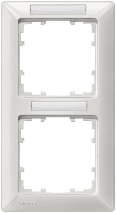 Actual product image Siemens Frame 2f ti-ws glz vert DELTAline BSF 5TG2552-2