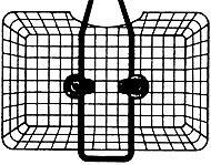 Produktbild KlickFix Korbbefestigung Korbfix I für alle grobmaschigen Körbe