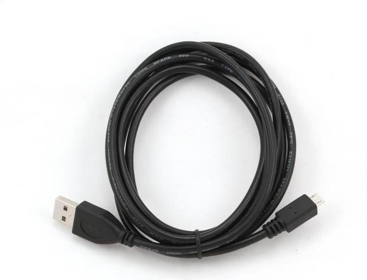 Immagine prodotto Gembird Cavo micro USB 2.0 AM-MBM5P 3m- Carica-trasferimento- nero (3 m, USB 2.0)