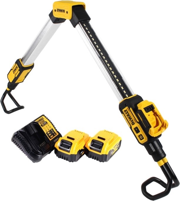 Produktbild DeWalt DCL 045 P2 Akku Lampe LED KFZ Leuchte 12 / 18 V 1700 lm 0-360 Grad drehbare Halterung + 2x Ak