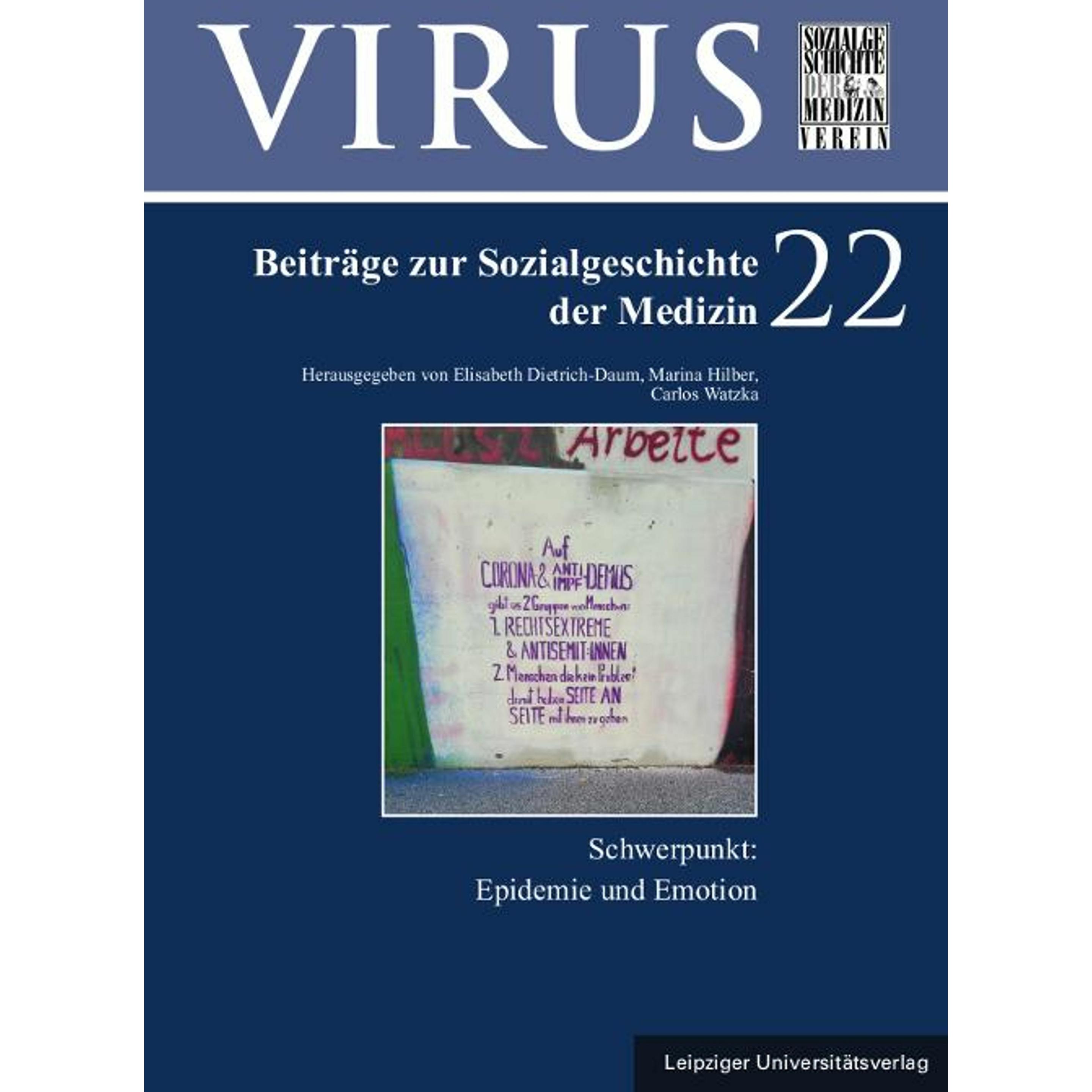 Thumbnail - Epidemie und Emotion, Fachbücher von Marina Hilber, Elisabeth Dietrich-Daum, Carlos Watzka
