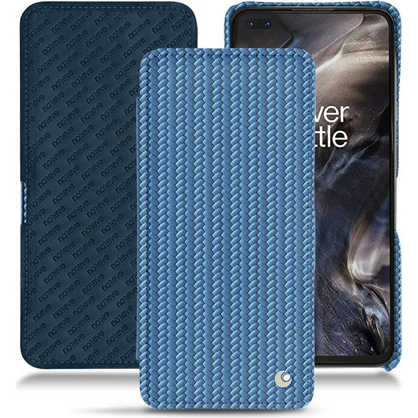 Noreve Lederschutzhülle horizontal (OnePlus Nord), Smartphone Hülle, Blau