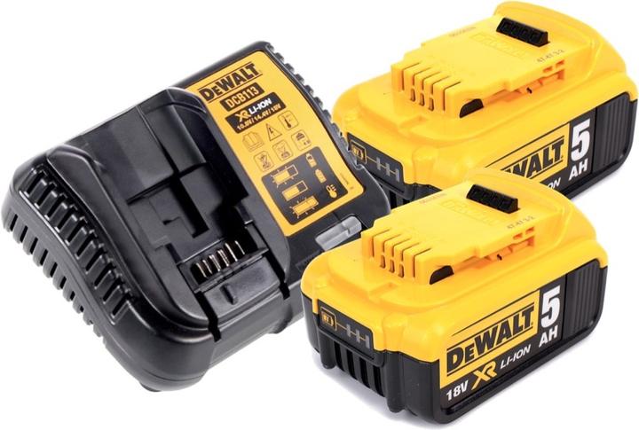 Image du produit DeWalt DCH 172 P2 Marteau perforateur sans fil 18 V 16 mm 1,4 joule SDS plus Brushless + 2x batterie 5,0 (Fonctionnement sur batterie)