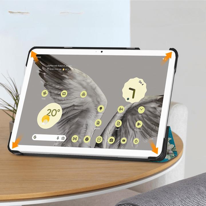 Actual product image Cover-Discount Google Pixel Tablet - Tri-fold Smart Case Blossoms (Google Pixel Tablet)