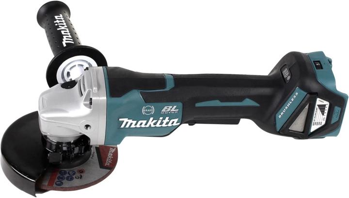 Actual product image Makita DGA 517 RT1 Battery angle grinder 18 V 125 mm Brushless + 1x battery 5.0 Ah + charger (125 mm)