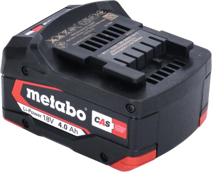 Produktbild Metabo Akku Set 4x Li-Power Akkupack 18 V 4,0 Ah CAS Li-Ion ( 4x 625027000 ) mit Ladestandsanzeige (18 V)