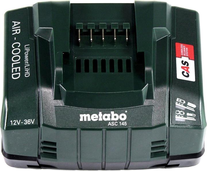 Produktbild Metabo Basis Set 4x Li-Power Akkupack 18 V 4,0 Ah CAS Li-Ion Akku ( 4x 625027000 ) + ASC 145 Schnell (18 V)