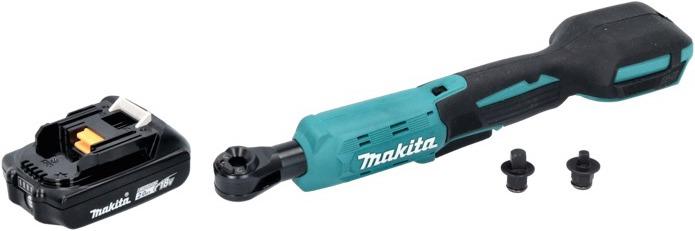 Produktbild Makita DWR 180 A1 Akku Ratschenschrauber 18 V 47,5 Nm 1/4" 3/8" + 1x Akku 2,0 Ah - ohne Ladegerät (1/4")