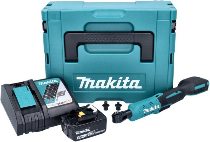 Productafbeelding Makita DWR 180 RG1J Accu ratelschroevendraaier 18 V 47.5 Nm 1/4" 3/8" + 1x accu 6.0 Ah + lader + Mak (1/4")
