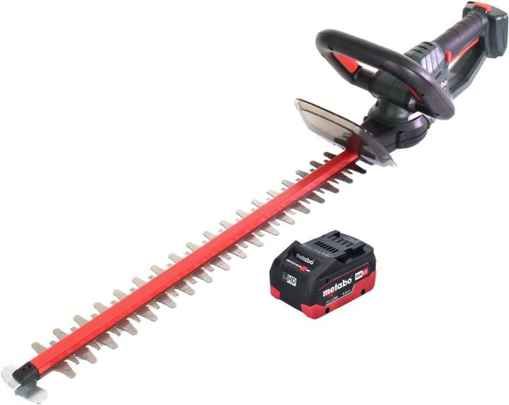 Productafbeelding Metabo HS 18 LTX 65 Accu heggenschaar 18 V 63 cm + 1x accu 5.5 Ah - zonder lader (Oplaadbare batterij)