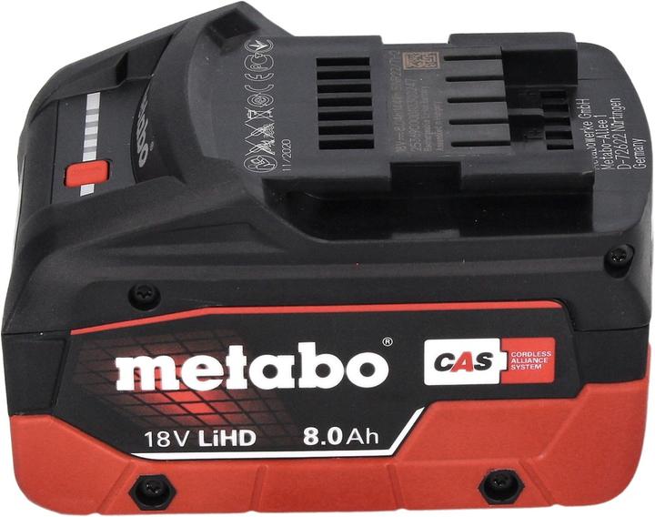 Image du produit Metabo W 18 LT BL 11-125 meuleuse d'angle à batterie 18 V 125 mm sans balais + 1x batterie 8,0 Ah + (125 mm)