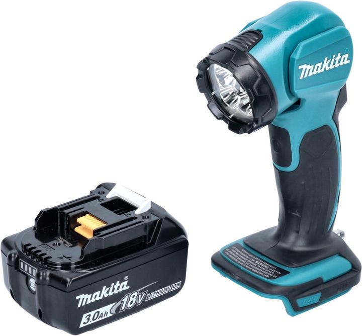 Produktbild Makita DEADML 815 F1 LED Akku Handleuchte 14,4 - 18 V 160 lm + 1x Akku 3,0 Ah - ohne Ladegerät (160 lm)