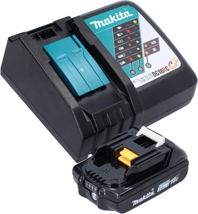 Immagine prodotto Makita DEADML 815 RA1 Lampada portatile a batteria LED 14,4 - 18 V 160 lm + 1x batteria 2,0 Ah + caricatore (160 lm)