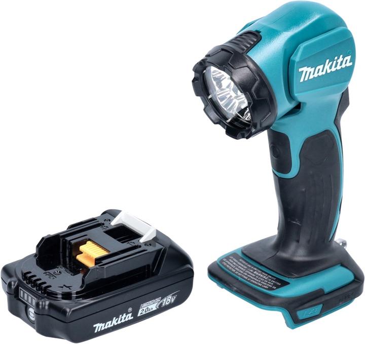 Immagine prodotto Makita DEADML 815 A1 Lampada portatile a batteria LED 14,4 - 18 V 160 lm + 1x batteria 2,0 Ah - senza (160 lm)