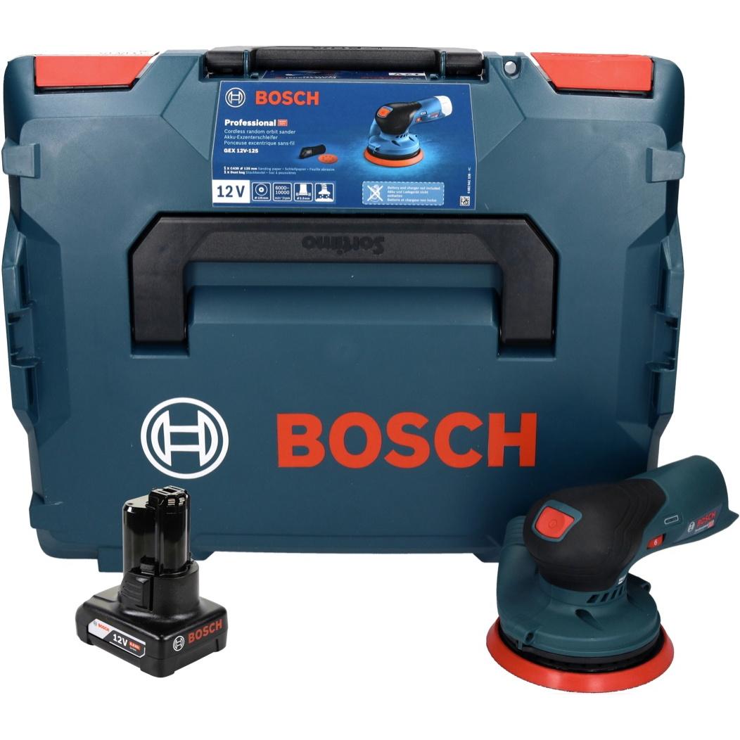 Thumbnail - Bosch Professional, Schleifmaschine + Poliermaschine, Bosch GEX 12V-125 Professional Akku Exzenterschleifer 12 V 125 mm ...