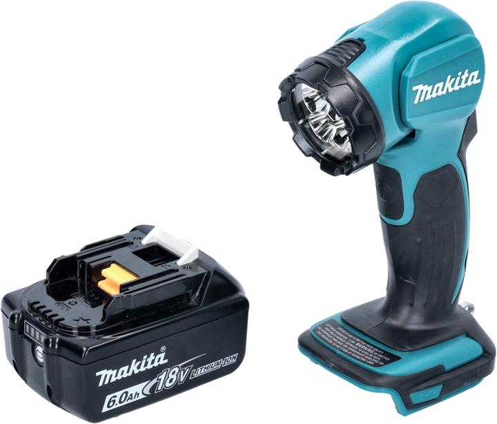 Produktbild Makita DEADML 815 G1 LED Akku Handleuchte 14,4 - 18 V 160 lm + 1x Akku 6,0 Ah - ohne Ladegerät (160 lm)