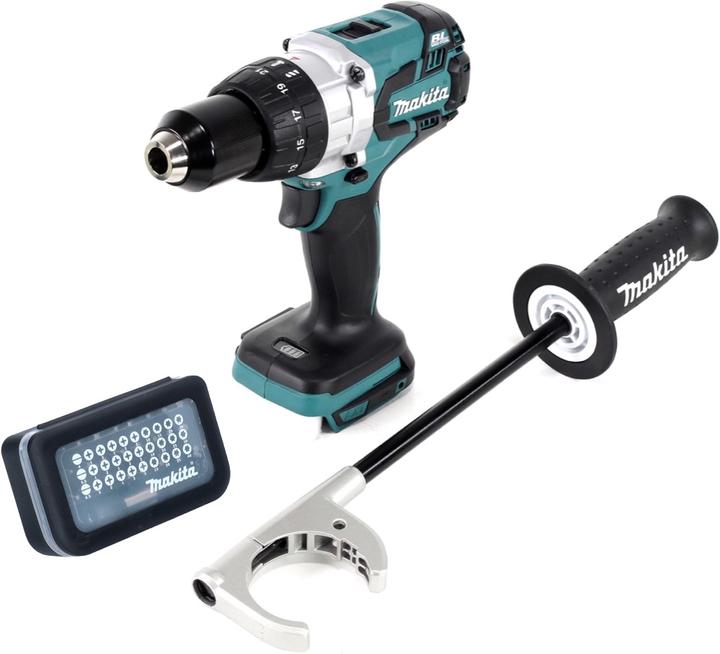 Produktbild Makita DDF 481 Z Akku Bohrschrauber 18 V 115 Nm Brushless + Bit Set 31 tlg. ( D-30667 ) (Akkubetrieb)