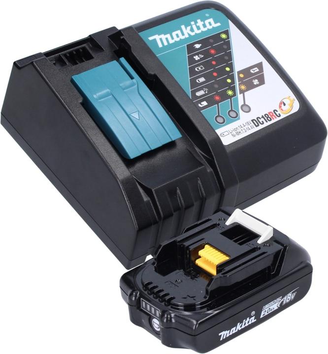Productafbeelding Makita DMR 301 RA1 Accu bouwplaatsradio 12 V max. - 18 V DAB / DAB+ / Bluetooth + 1x accu 2.0 Ah + L (AM, FM, DAB+, DAB, Bluetooth)