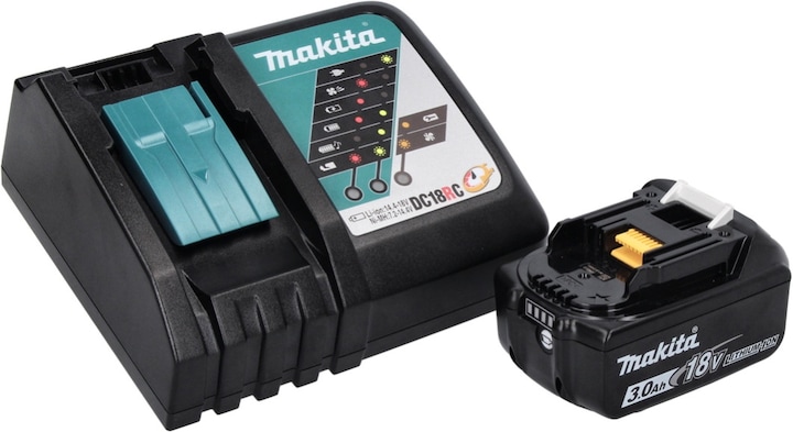 Produktbild Makita DMR 301 RF1 Akku Baustellenradio 12 V max. - 18 V DAB / DAB+ / Bluetooth + 1x Akku 3,0 Ah + L (AM, FM, DAB+, DAB, Bluetooth)