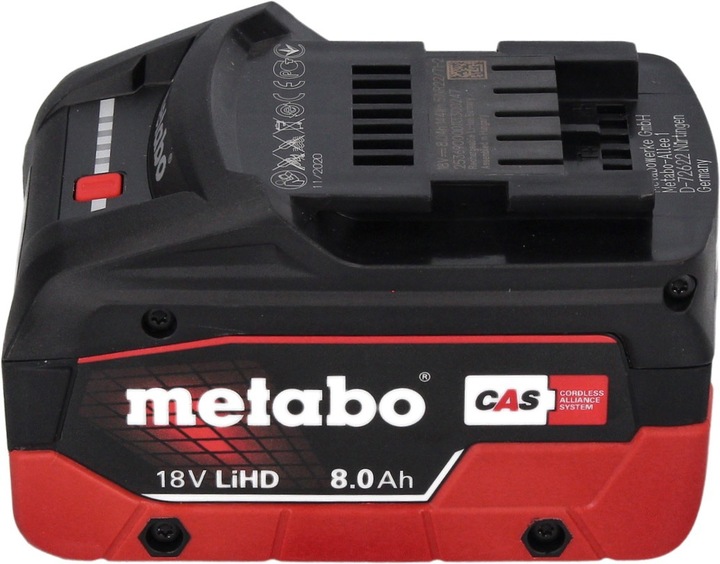 Actual product image Metabo Basic set 2x Li-Power battery pack 18 V 8.0 Ah CAS Li-Ion battery ( 685131590 ) + charger ASC 145 (18 V)