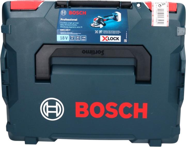 Actual product image Bosch Professional Bosch GWX 18V-7 Professional Battery Angle Grinder 18 V 125 mm Brushless X-LOCK + 1x Battery 2.0 Ah (125 mm)