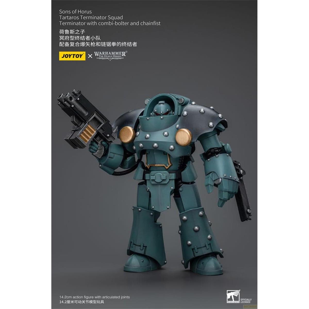 Thumbnail - Joy Toy Warhammer The Horus Heresy Actionfigur 1/18 Tartaros Terminator Squad Terminator With Combi-Bolter A