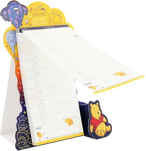 Actual product image Disney Winnie Puuh Memo Pad Tokyo Resort