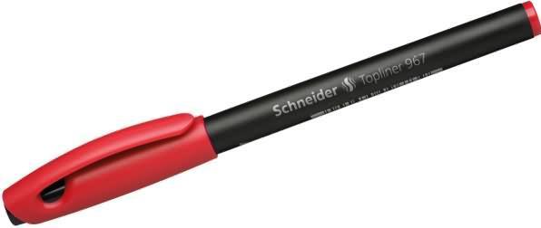 Produktbild Schneider Fineliner Topliner 967 (Rot, 1 x)