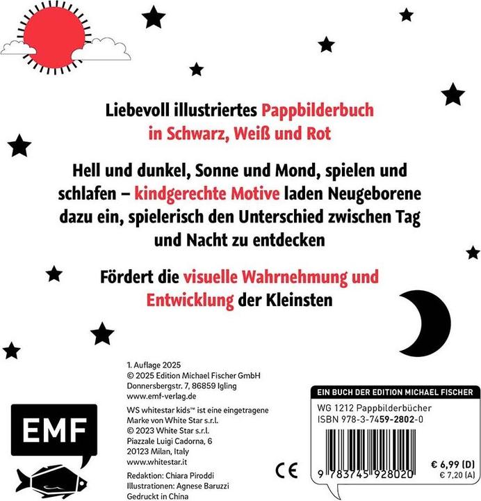 Produktbild Mein allererstes Kontraste-Buch: Gute Nacht - für Babys von 0-12 Monaten (Deutsch)
