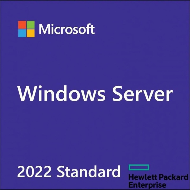 Produktbild HPE OS Windows Server 2022 (16-Core) Standard ROK (DE/FR/IT/EN), no CALs (16 User, unbegrenzt)
