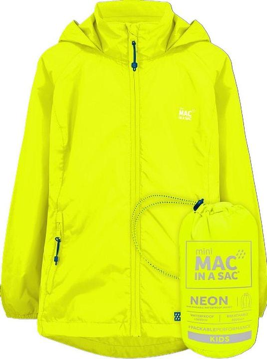 Produktbild Mac in a Sac Regenjacke Kids NEON (11XL, 12XL)